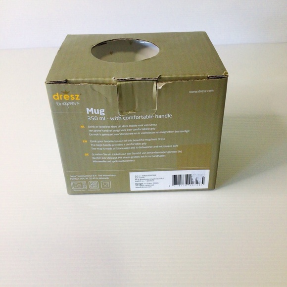 Good Morning Beautiful Coffee / Tea Mug Stoneware White Gold Hearts 350 ml NWT - Picture 5 of 6